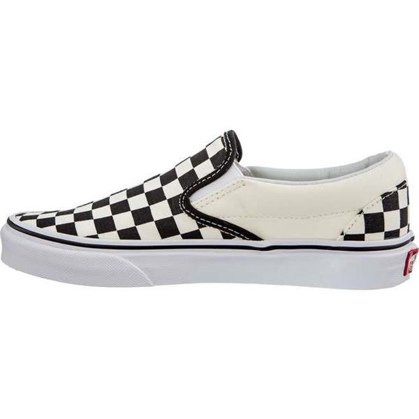 slip on vans with checkerboard rim